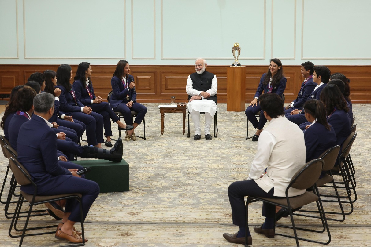 PM Modi’s heartwarming chat with World Cup-winning women’s cricket team goes viral