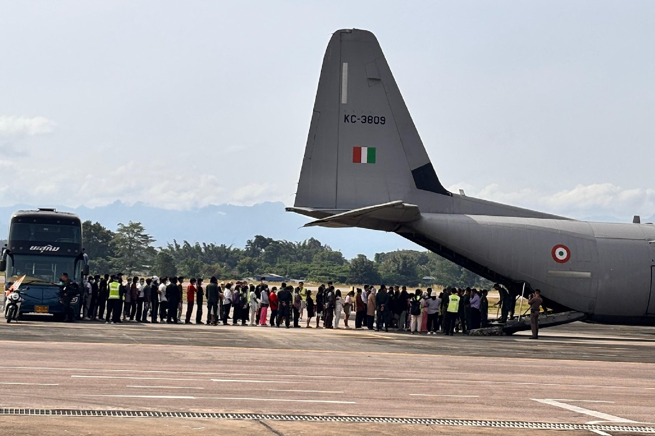 270 Indian nationals repatriated from Thailand by IAF flights in coordinated effort