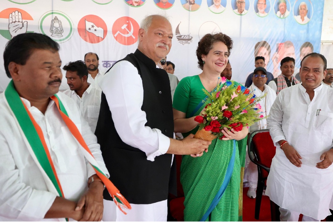‘ECI playing with Constitution and democracy’: Priyanka Gandhi in Bihar