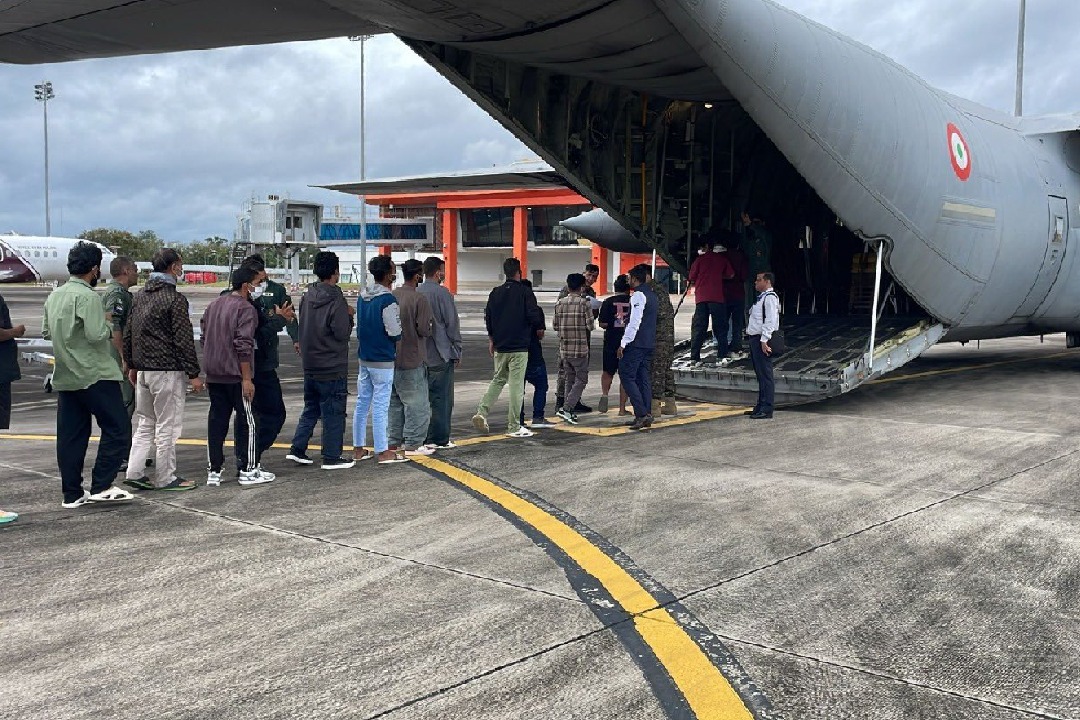 197 Indian nationals repatriated to India from Thailand via IAF flights