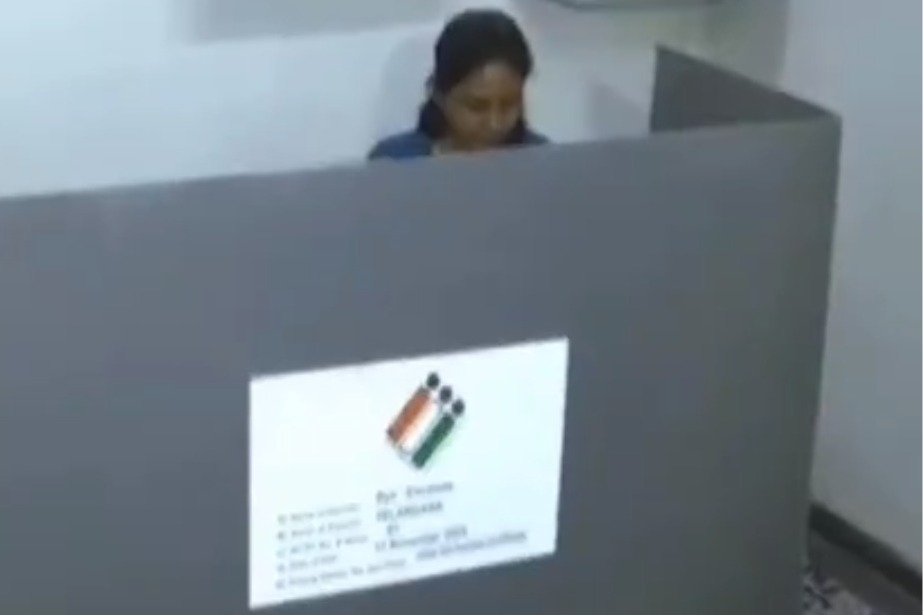 Polling underway in Hyderabad's Jubilee Hills as over 4 lakh voters decide fate of 58 candidates