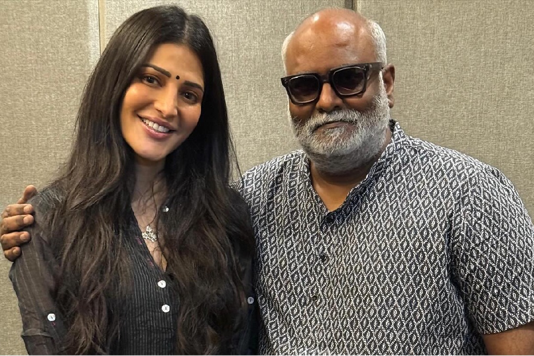When music director M M Keeravani pleasantly surprised Shruti Haasan!