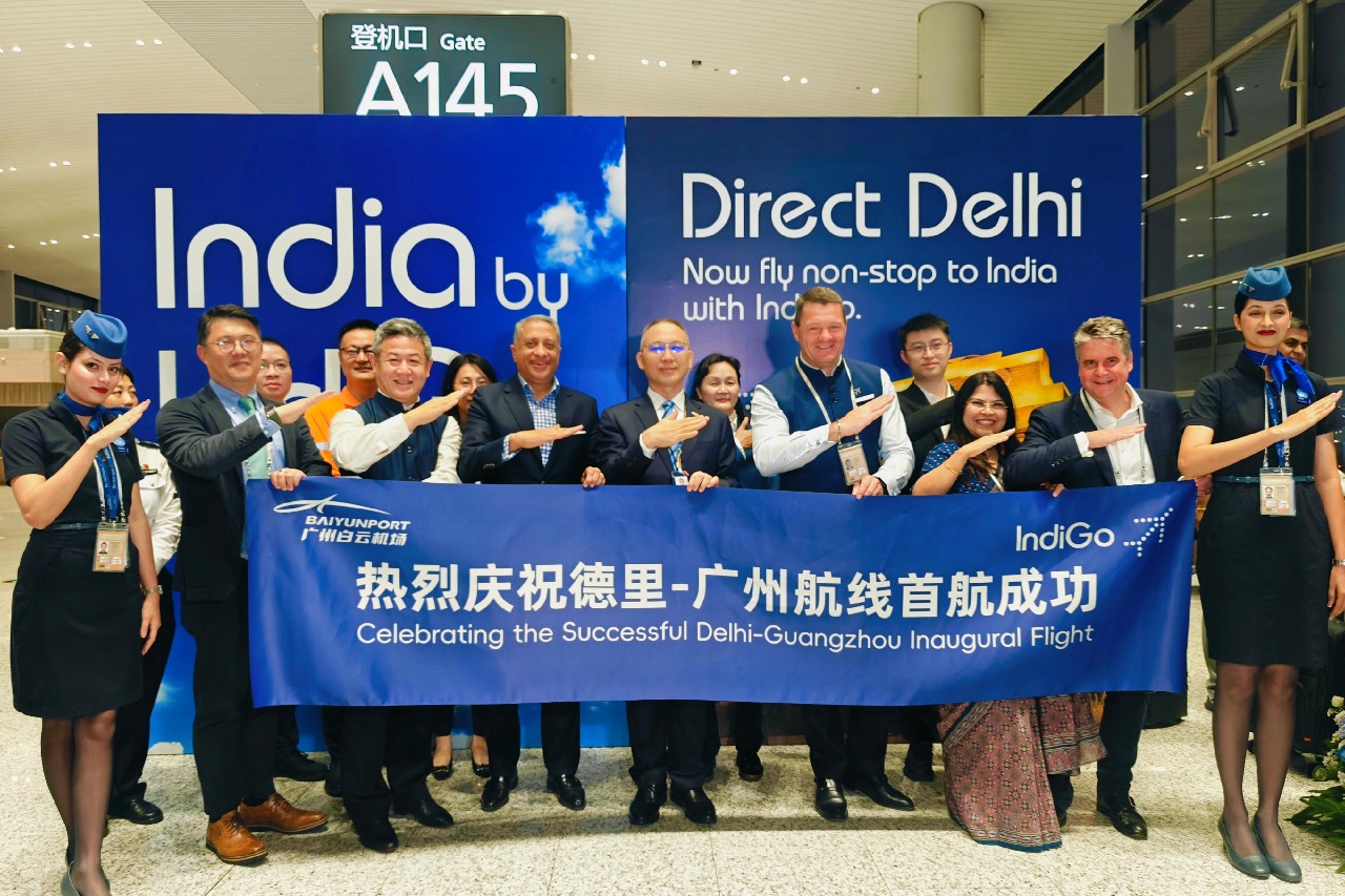 IndiGo begins daily direct flights between Delhi and Guangzhou
