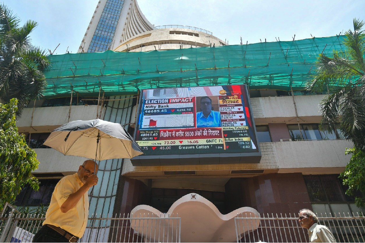 Sensex, Nifty open in green over US-India trade talks, Bihar exit polls