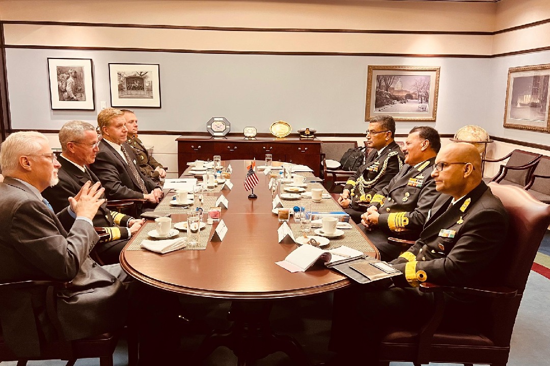 India and US discuss shared maritime interests, strengthening defence ties