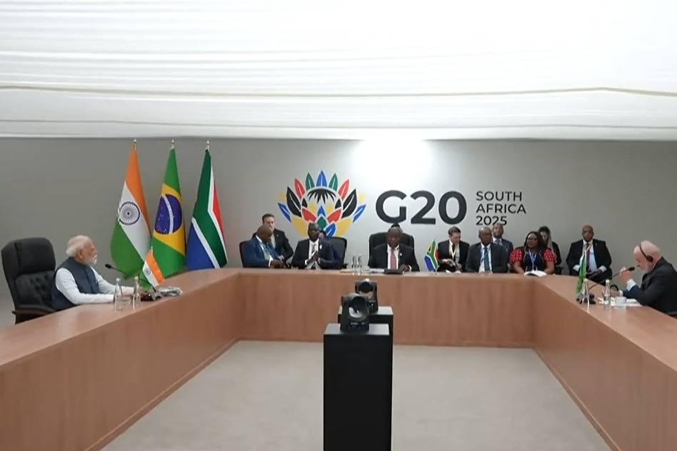 PM Modi attends IBSA Leaders' Meeting in Johannesburg
