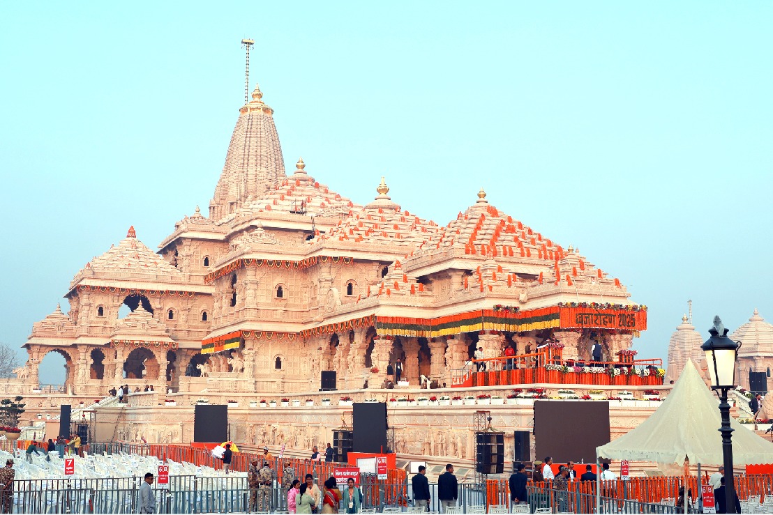 Golden chapter in history: UP CM Yogi on PM Modi hoisting grand flag at Ram Janmabhoomi Temple today