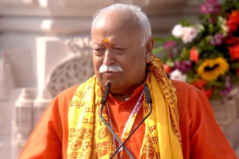 Dreams, struggles and sacrifices find fulfilment today, says RSS chief after Ayodhya flag hoisting