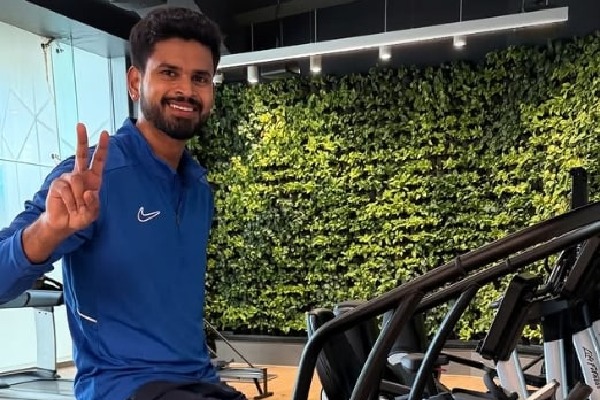 Shreyas Iyer starts training post surgery