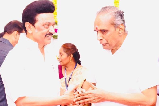 Tamil film industry plunges into gloom as veteran producer AVM Saravanan passes away; TN CM Stalin pays respects