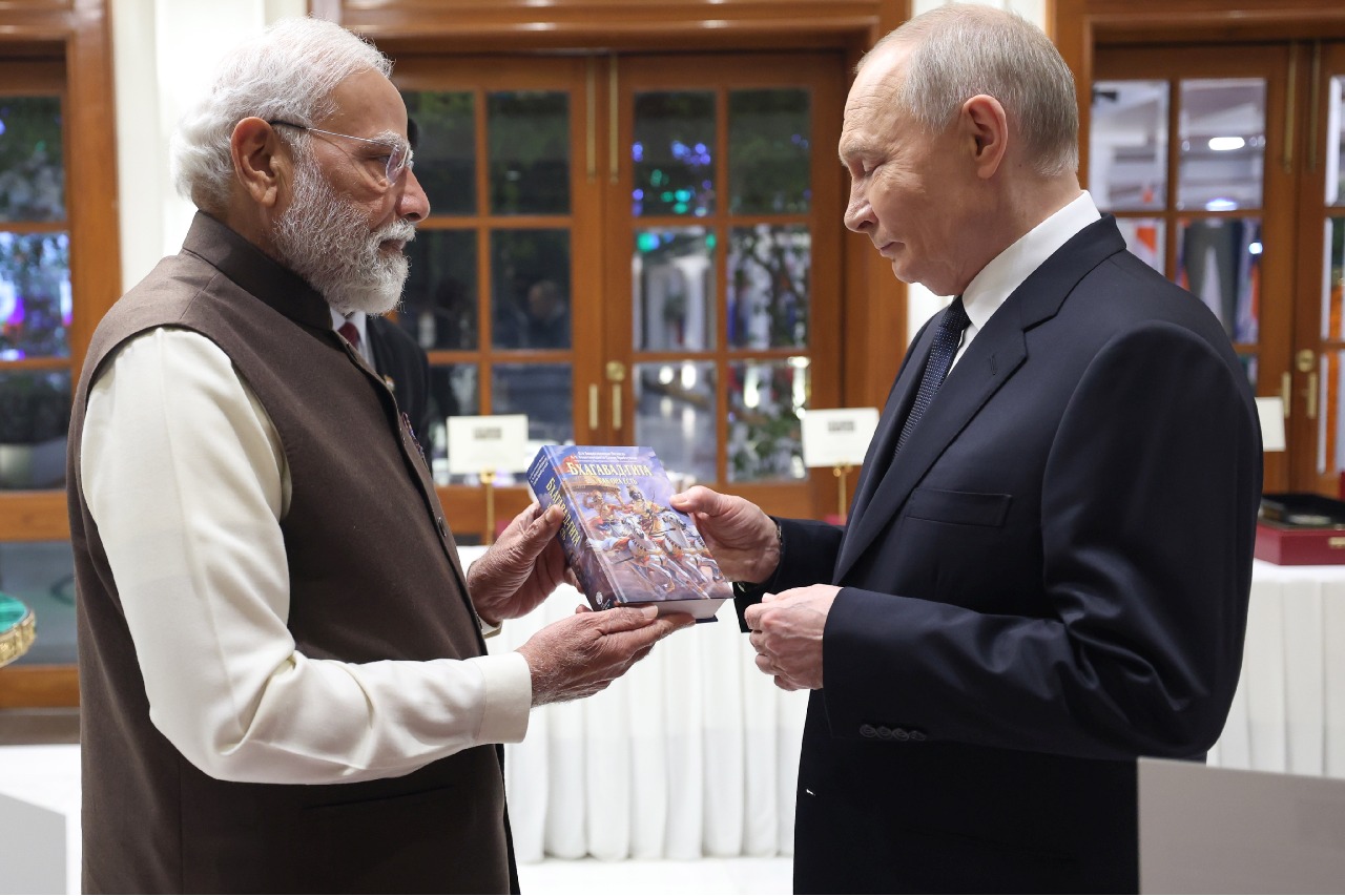Behind Bhagwad Gita in Russian gift to Putin, lies pledge PM Modi took at 2019 SCO Summit