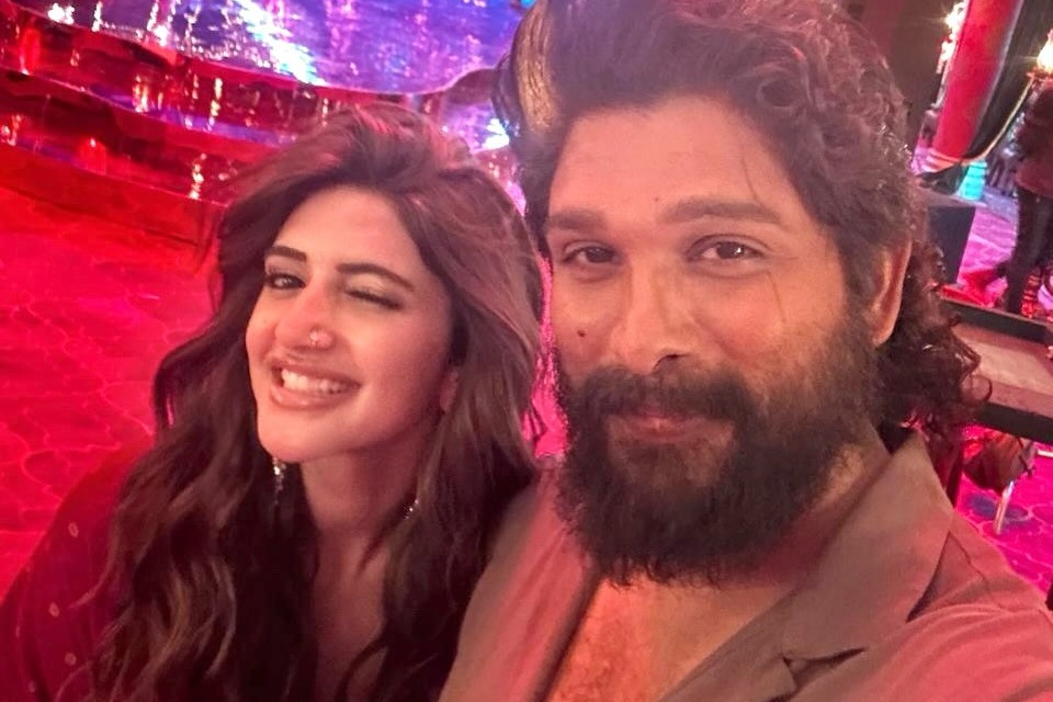 Sreeleela posts pictures with Allu Arjun as she’s ‘grateful’ for ‘Kissik’ from ‘Pushpa 2’