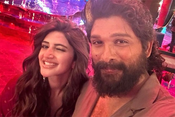Sreeleela Shares Special Moments with Allu Arjun from Pushpa 2