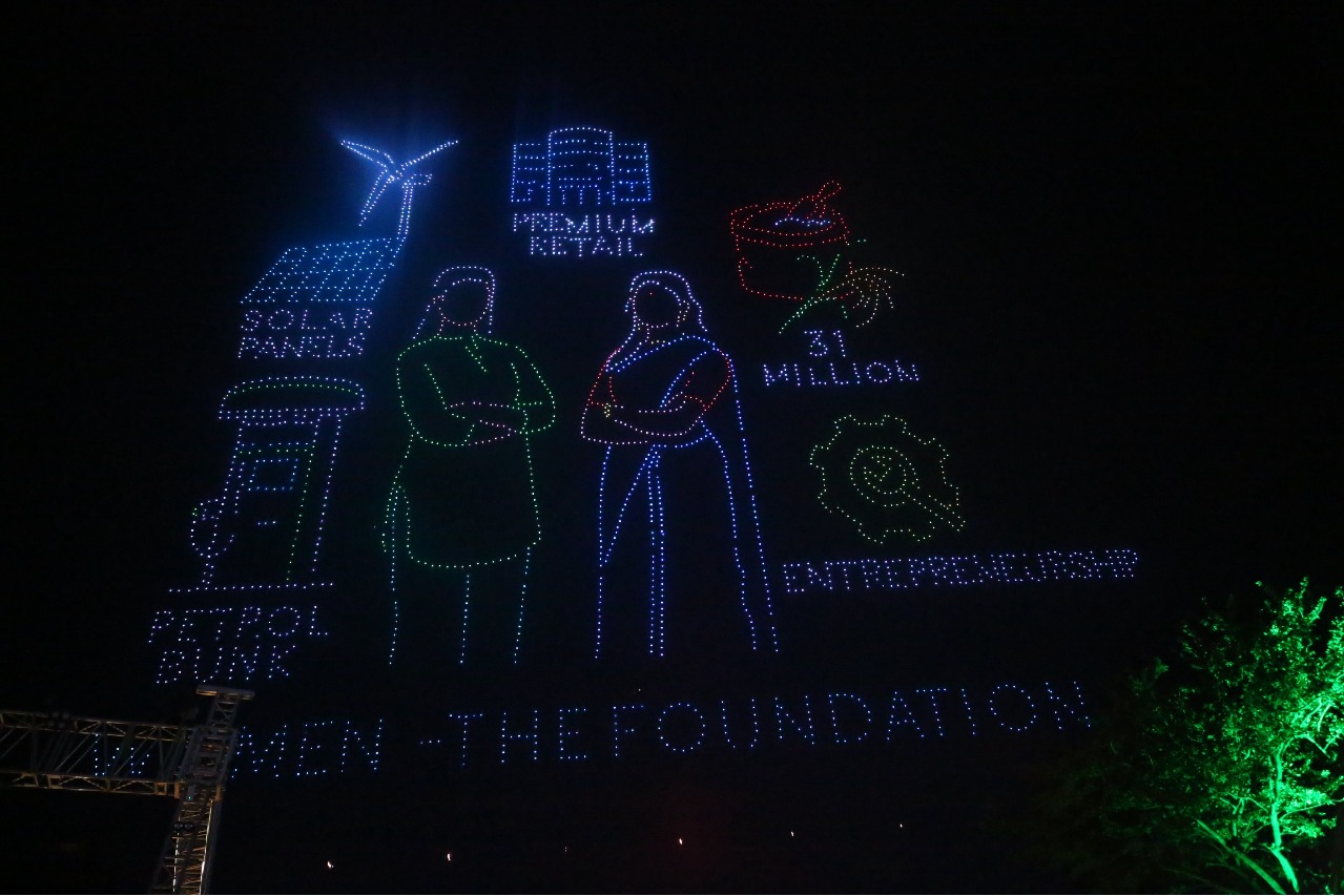 Drone show at Telangana Global Summit sets Guinness World Record