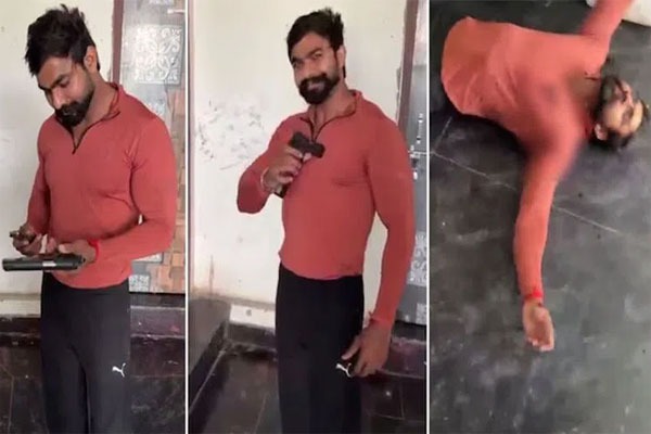 వీడియో సరదా ప్రాణం తీసింది.. కెమెరా ముందు ఛాతిలో పిస్టల్ తో కాల్చుకున్న యువకుడు!