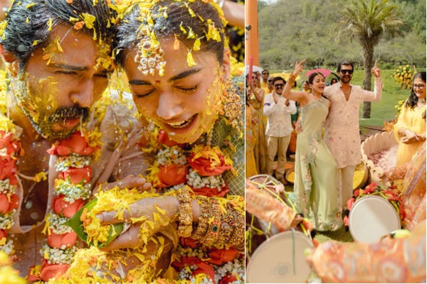 మా ప్రయాణం ఇప్పుడే మొదలైంది.. హల్దీ ఫొటోలతో రష్మిక ఎమోషనల్ పోస్ట్