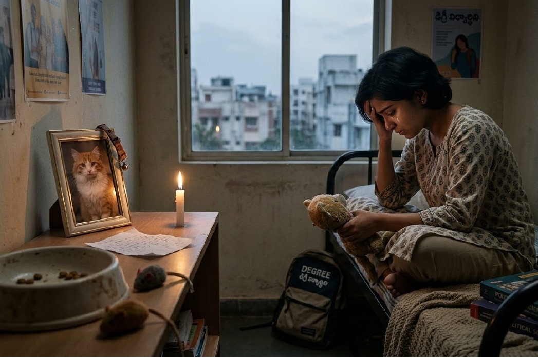 ప్రాణం తీసిన పెంపుడు ప్రేమ.. పిల్లి చనిపోయిందని డిగ్రీ విద్యార్థిని ఆత్మహత్య!