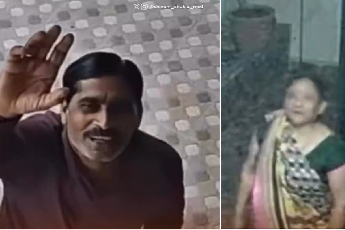 సీసీటీవీ కెమెరా సాక్షిగా బిడ్డపై తల్లిదండ్రుల ప్రేమ.. వైరల్ అవుతున్న వీడియో!