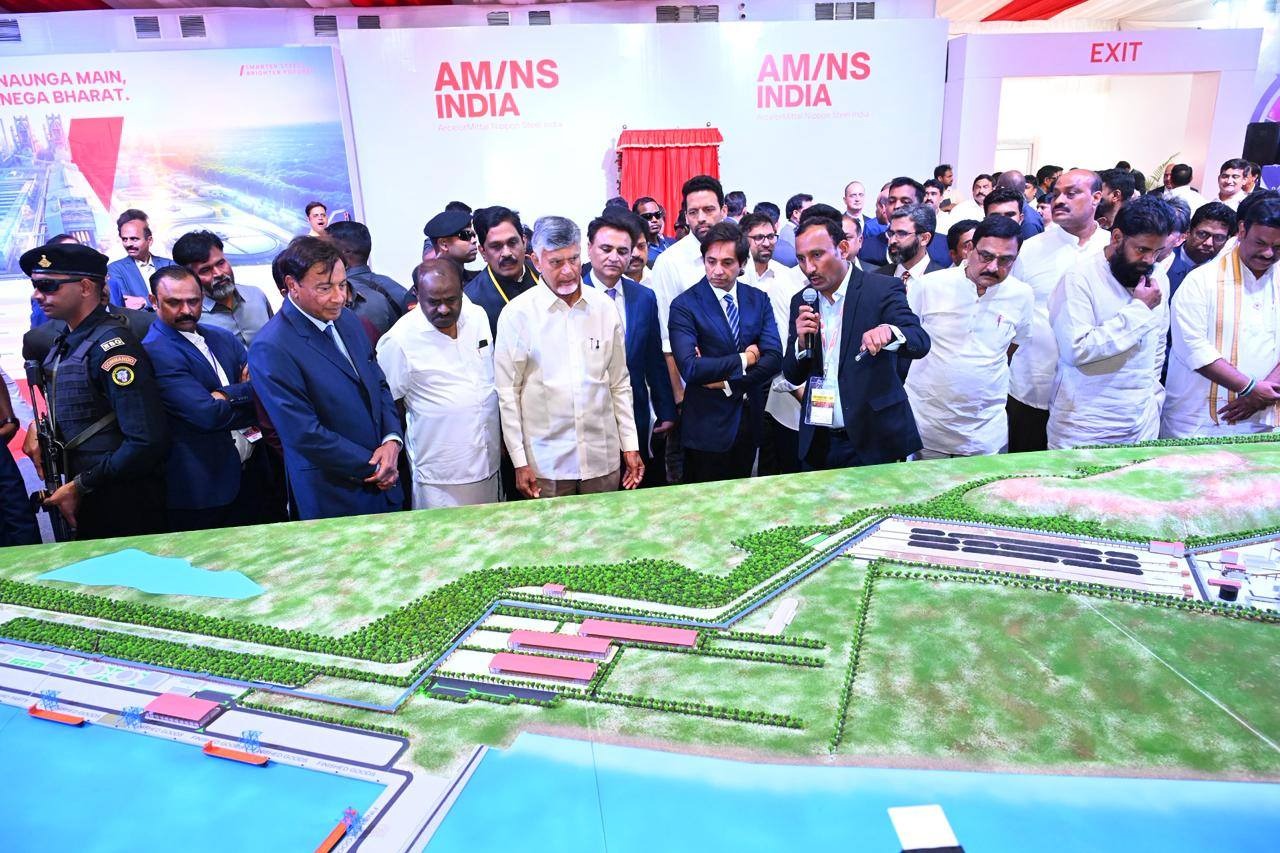 ఏపీలో మెగా స్టీల్ ప్లాంట్‌కు శంకుస్థాపన... ప్రధాని మోదీ స్పందన