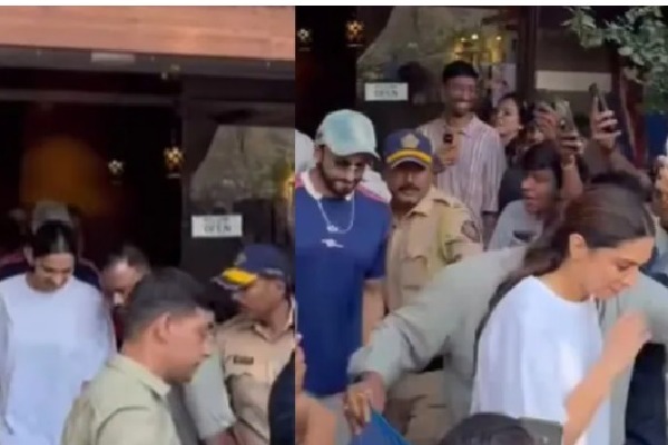 పుకార్లకు చెక్.. భర్త రణవీర్ తో కలిసి సందడి చేసిన దీపికా పదుకొణె