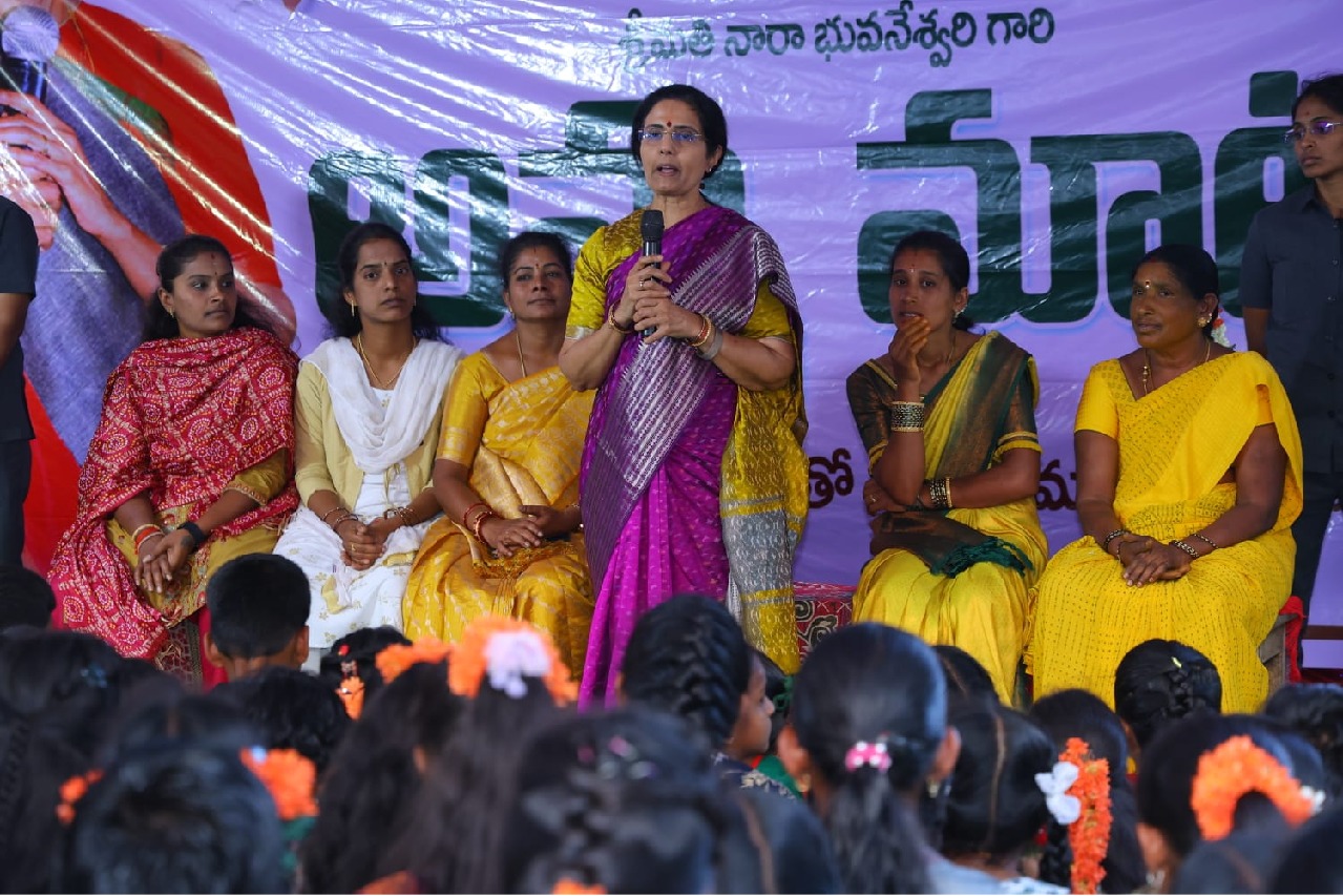 ఆ సబ్జెక్ట్ గురించి మంత్రి నారా లోకేశ్ గారికి విజ్ఞప్తి చేశాను: నారా భువనేశ్వరి