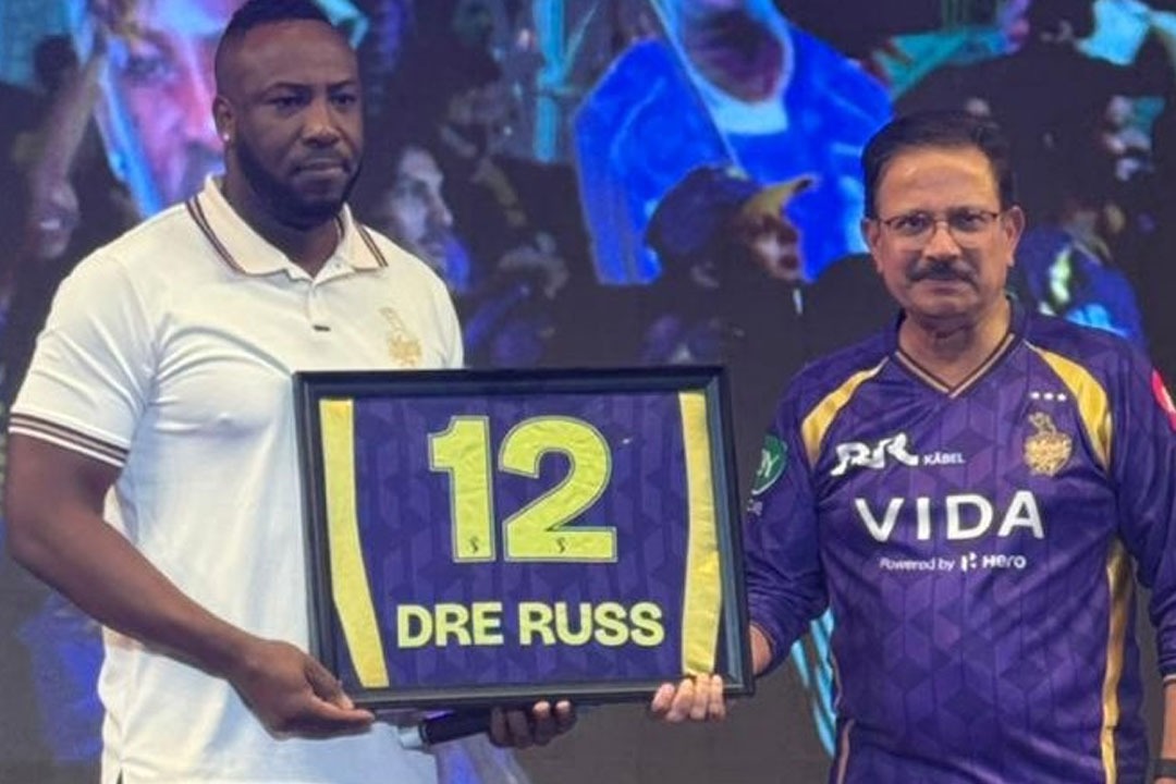 ఆండ్రీ రస్సెల్‌కు కేకేఆర్ అరుదైన గౌరవం.. జెర్సీ నంబర్ 12కు వీడ్కోలు