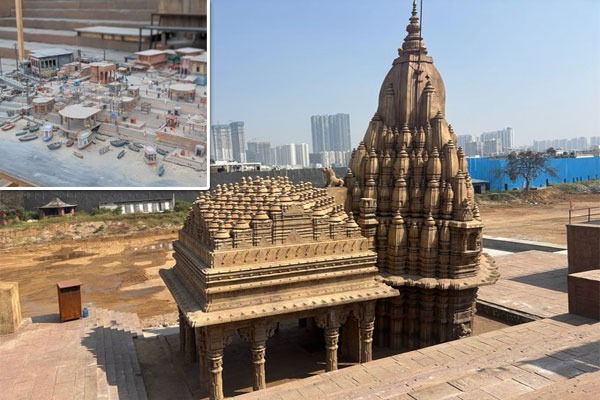 రాజమౌళి-మహేశ్‌ మూవీ కోసం హైదరాబాద్‌లో వెలసిన ‘వారణాసి’.. ఫొటోలు వైరల్!