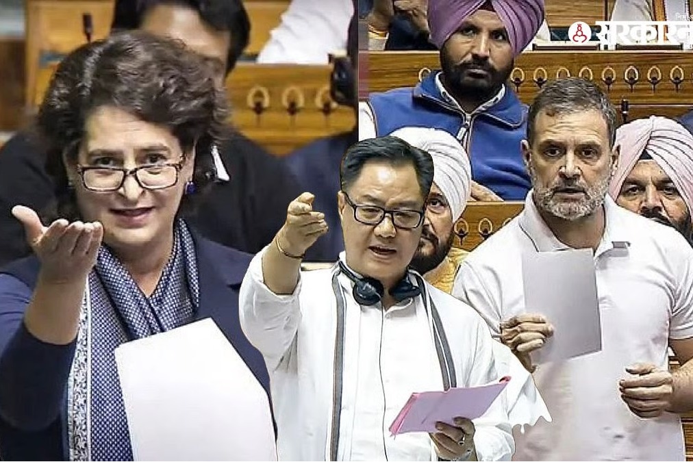 రాహుల్ కంటే ప్రియాంక బెటర్.. విపక్ష నేతపై కిరణ్ రిజిజు కీలక వ్యాఖ్యలు