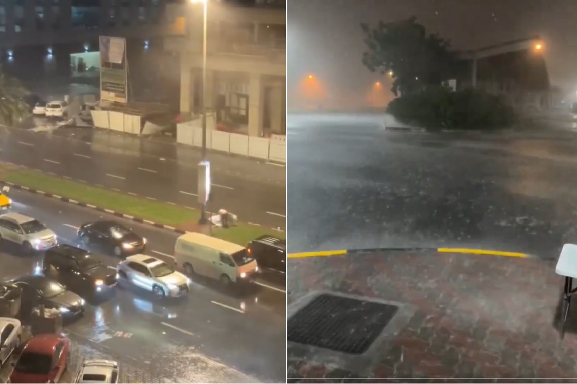 యూఏఈని ముంచెత్తిన చివరి విడత భారీ వర్షాలు.. వీడియో ఇదిగో!