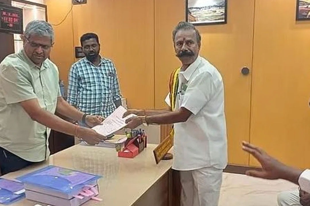 253వ సారి నామినేషన్ వేసిన 'ఎలక్షన్ కింగ్' పద్మరాజన్