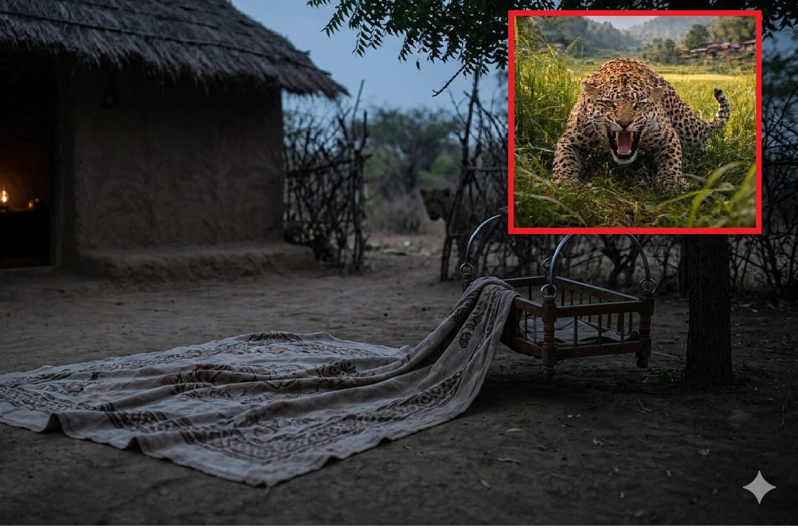 మహారాష్ట్రలో దారుణం.. రెండు నెలల పసికందును ఎత్తుకెళ్లిన చిరుత!