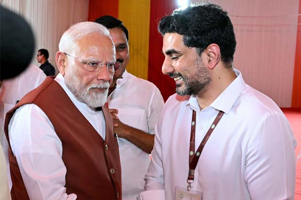 నేడు ప్రధాని మోదీతో ఏపీ మంత్రి నారా లోకేశ్ సమావేశం