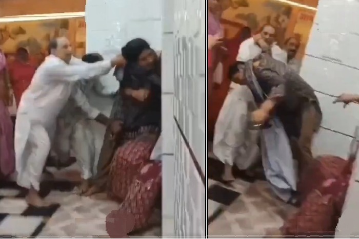 జోధ్‌పూర్ ఆలయంలో మహిళా భక్తులపై దాడి.. వీడియో ఇదిగో!