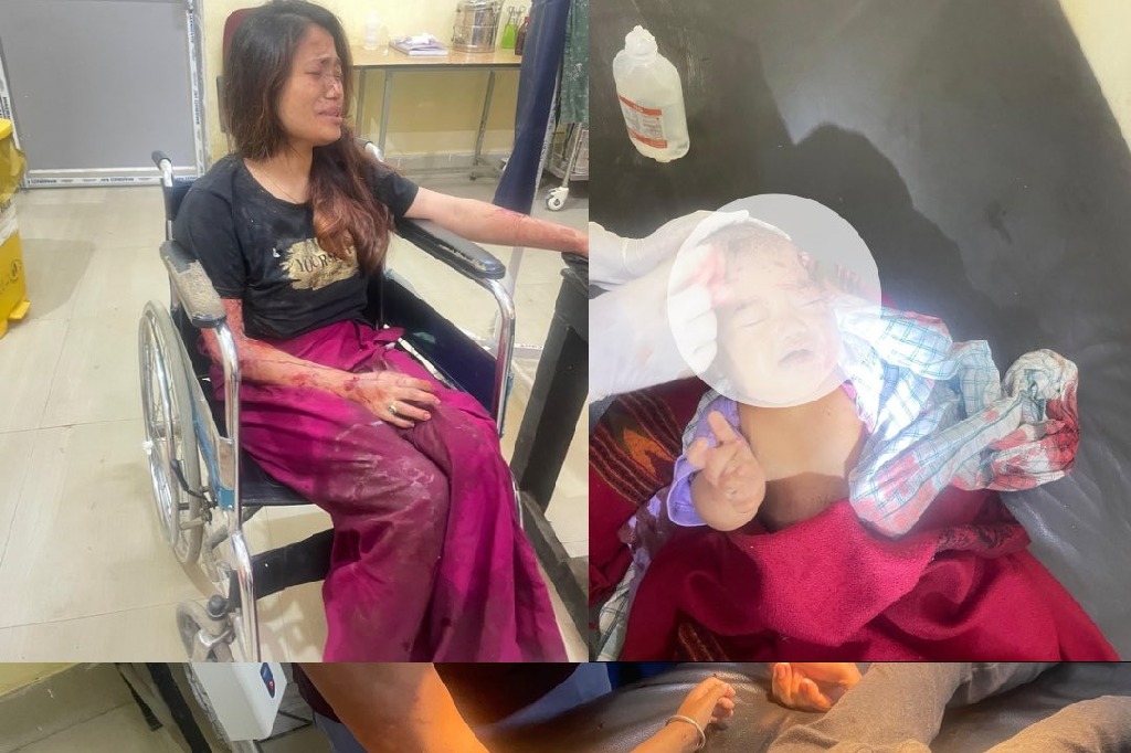 మణిపూర్‌లో రాకెట్ దాడి... ఇద్దరు చిన్నారుల మృతి