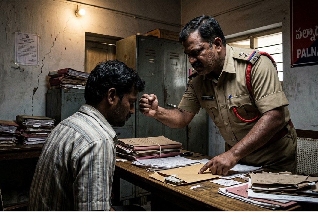 పల్నాడులో ఏఎస్సై బాగోతం.. జంటలను వీడియోలు తీసి బ్లాక్‌మెయిల్!