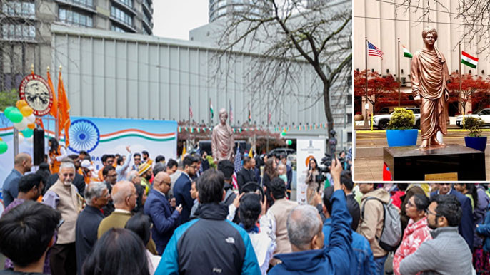 సియాటెల్ నగరంలో స్వామి వివేకానంద విగ్రహం.. అమెరికాలో ఇదే ప్రప్రథమం