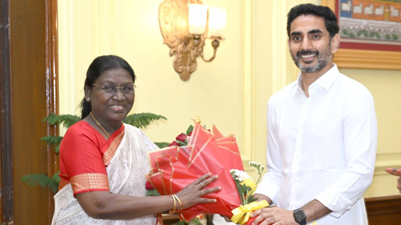 Nara Lokesh Thanks President Murmu for Amaravati Bill Approval