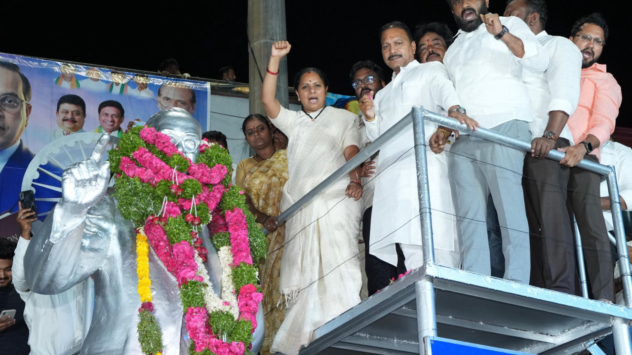 అంబేద్కర్ అసమానతలు లేని సమాజాన్ని కోరుకున్నారు: కవిత