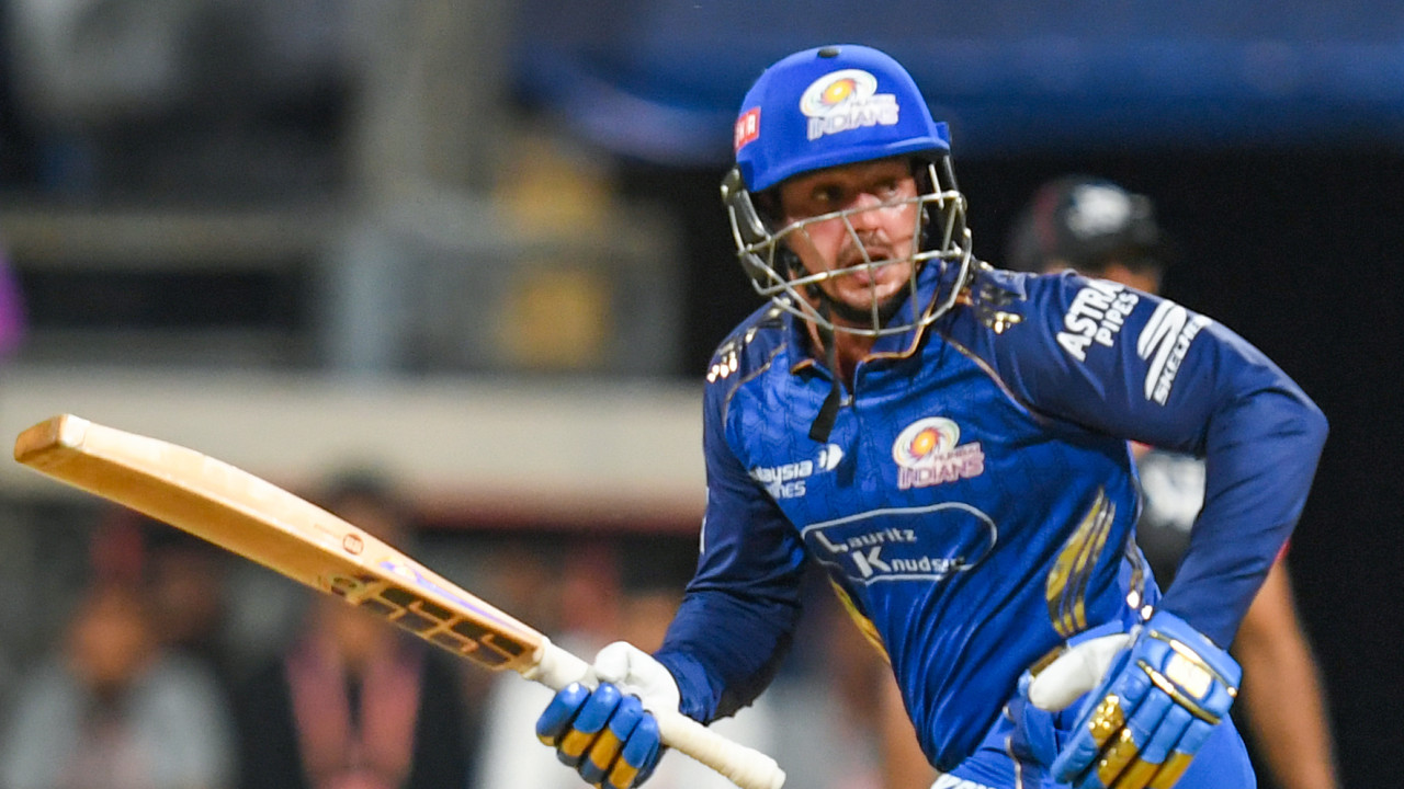 Mumbai Indians Quinton de Kock Hits Century in IPL 2026