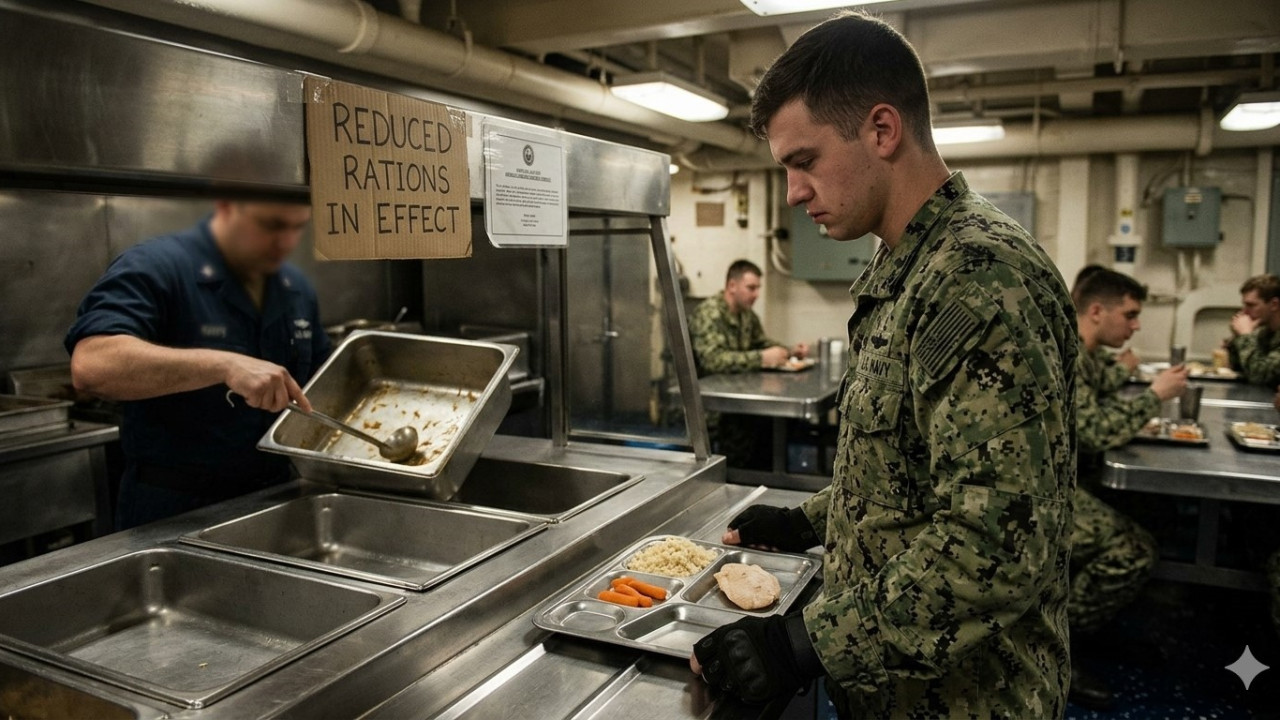 US Navy Sailors Face Food Shortages on Warships