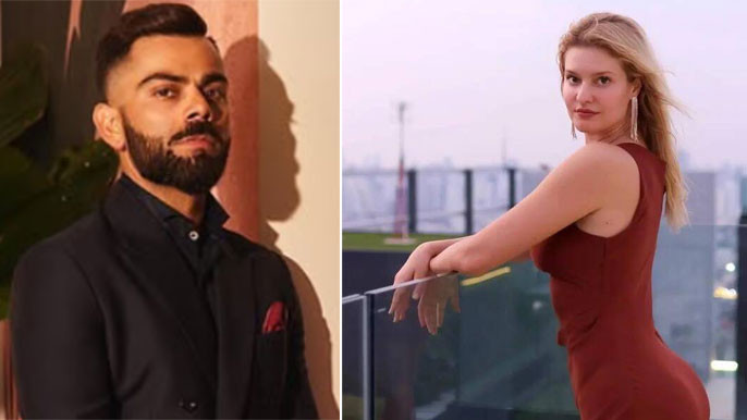 Virat Kohlis Like Causes Stir Says German Beauty LizLaz