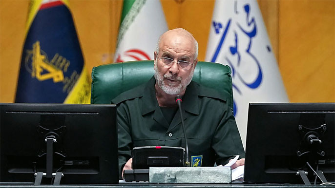 Iran Parliament Speaker Mohammad Bagher Ghalibaf Warns To Shut Strait Of Hormuz If Us Naval Blockade Continues