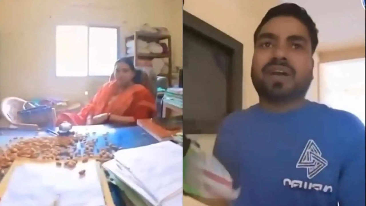 Chhattisgarh Man Gifts Almonds to Officer as Protest