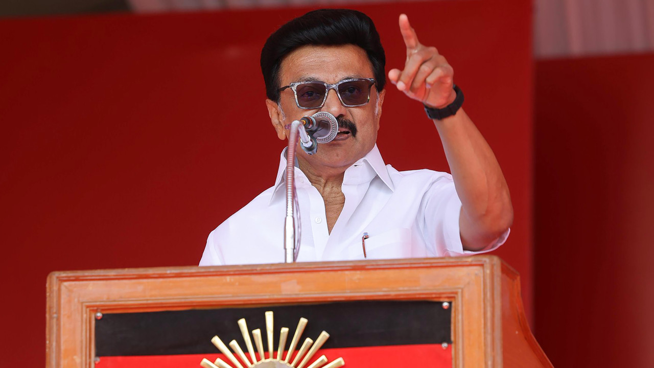 MK Stalin Unveils Chennai Super 6 Manifesto with 20 Point Plan