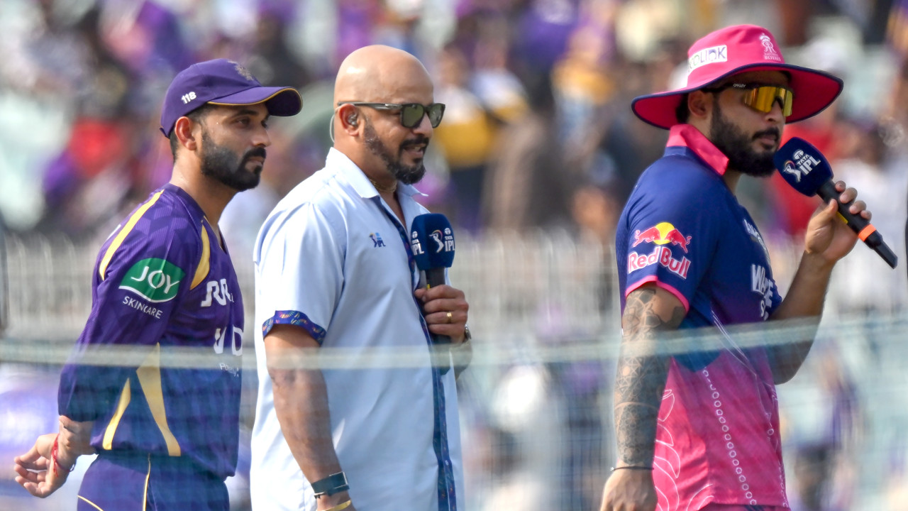 RR vs KKR Rajasthan Royals opt to bat after winning toss