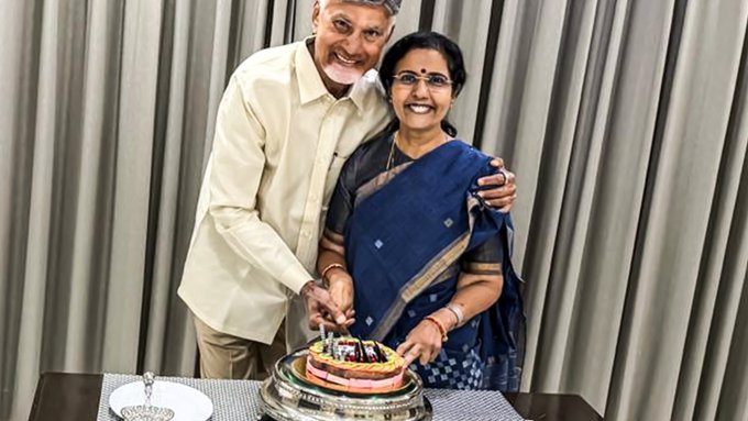 Nara Bhuvaneswari emotional birthday wishes to Chandrababu Naidu