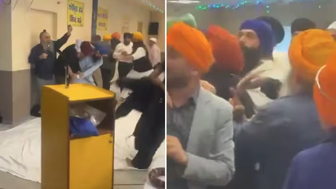 11 Injured In Violent Clashes Inside Germany Gurdwara
