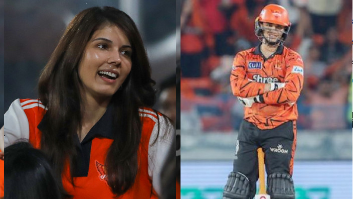 Kavya Maran reaction viral after Abhishek Sharma amazing century