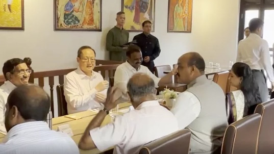  AP Ministers Discuss Key Issues with Singapore Home Minister K Shanmugam