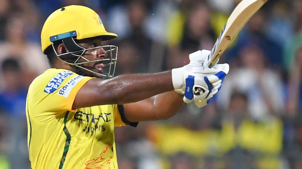 Sanju Samson smashes second century in the season as CSK posts huge total against Mumbai Indians